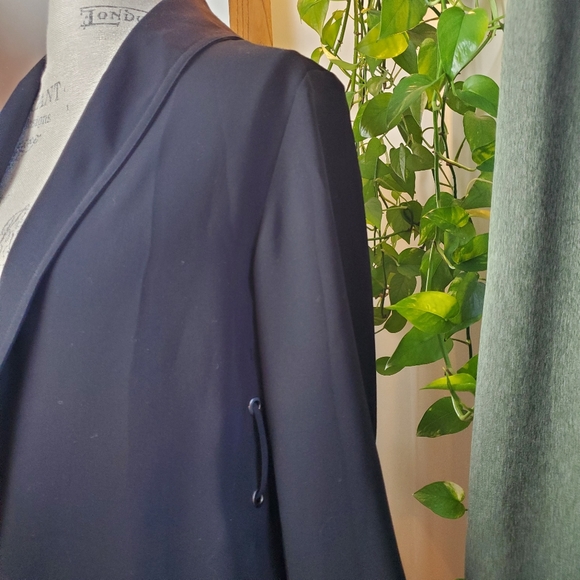 BABATON | Kahlo Robe Mid Length Black Blazer Jacket (Size XS) - Picture 11 of 15